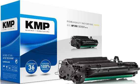 KMP Alternativ-Toner - kompatibel zu HP 55X / CE255X - (H-T132) - schwarz (High Capacity)