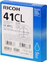 ORIGINAL Ricoh GC-41 CL / 405766 - Gel Patrone cyan