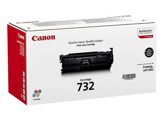 ORIGINAL Canon 732 BK / 6263B002 - Toner schwarz