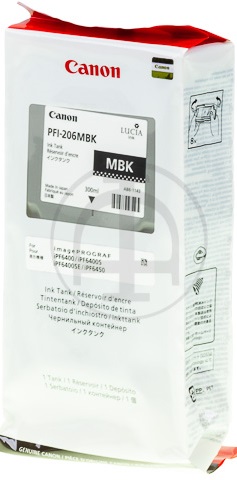 ORIGINAL Canon PFI-206 MBK - Druckerpatrone schwarz matt (High Capacity)