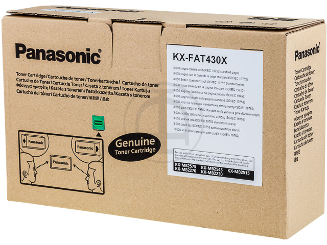 ORIGINAL Panasonic KX-FAT430X - Toner schwarz