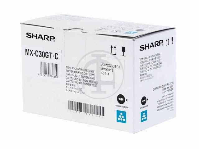 ORIGINAL Sharp MXC-30GTC - Toner cyan