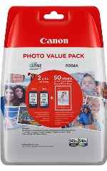 ORIGINAL Canon PG-545XL/CL-546XL / 8286B006 - 2er Pack Druckerpatronen inkl. Fotopapier