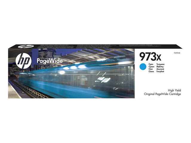ORIGINAL HP 973X / F6T81AE - Druckerpatrone cyan