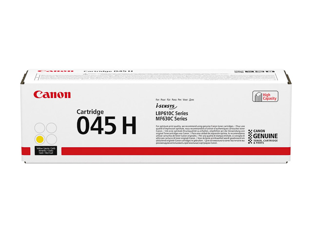 ORIGINAL Canon 045H / 1243C002 - Toner gelb (High Capacity)