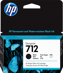 ORIGINAL HP 712 / 3ED70A  -Druckerpatrone schwarz
