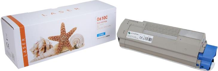 Alternativ-Toner - kompatibel zu OKI C610 C / 44315307 - cyan