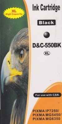 Druckerpatrone - alternativ zu Canon PGI-550XL BK - schwarz (High Capacity)