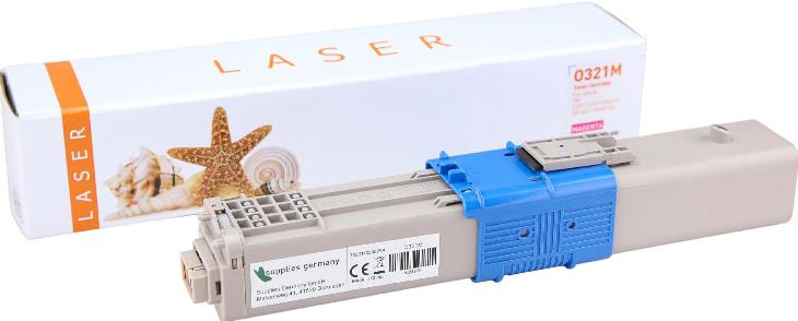 Alternativ-Toner - kompatibel zu OKI C301 / C321 / 44973534 - magenta