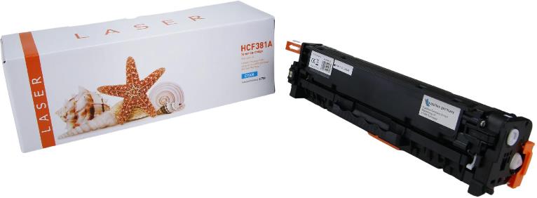 Alternativ-Toner - kompatibel zu HP 312A / CF381A - cyan