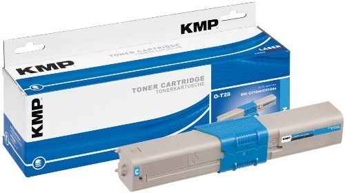 KMP Alternativ-Toner - kompatibel zu OKI C310 / 44469706 - (O-T28) - cyan