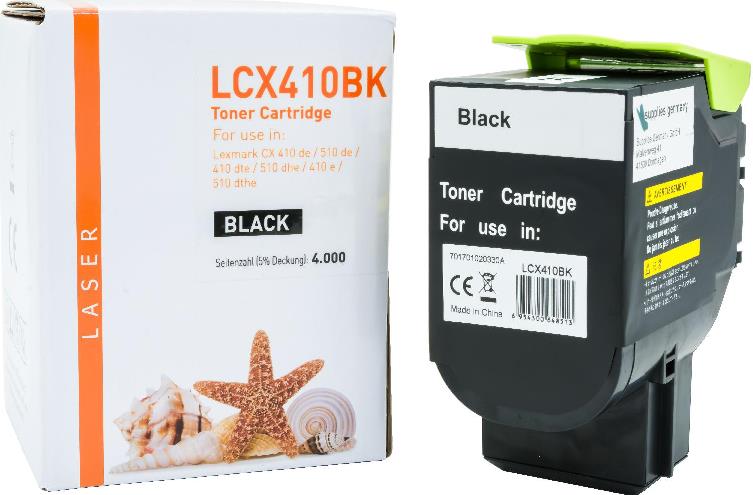 Alternativ-Toner - kompatibel zu Lexmark 802HK / 80C2HK0 - schwarz (Extra High Capacity)