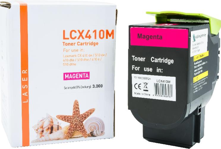 Alternativ-Toner - kompatibel zu Lexmark 802HM / 80C2HM0 - magenta (Extra High Capacity)
