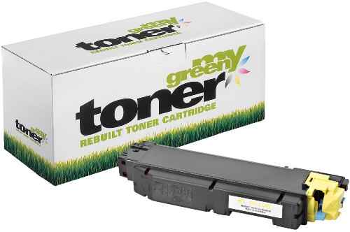 MYGREEN Alternativ-Toner - kompatibel zu Kyocera TK-5140 Y - gelb