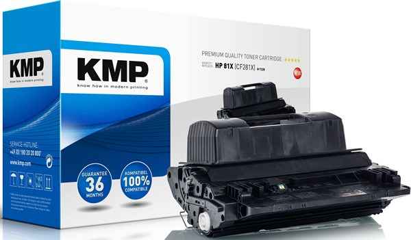 KMP Alternativ-Toner - kompatibel zu HP 81X / CF281X - (H-T228) - schwarz (High Capacity)