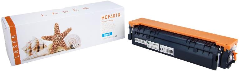Alternativ-Toner - kompatibel zu HP 201X / CF401X - cyan (High Capacity)