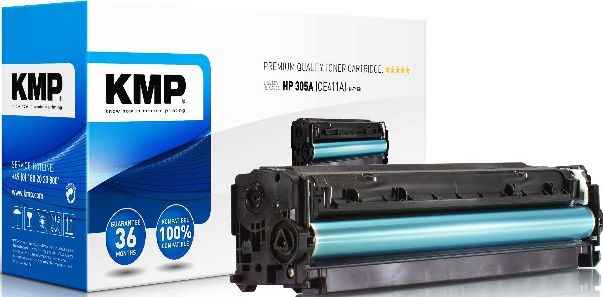 KMP Alternativ-Toner - kompatibel zu HP 305A / CE411A - (H-T158) - cyan