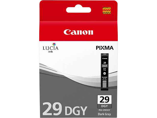 ORIGINAL Canon PGI-29 DGY / 4870B001 - Druckerpatrone grau dunkel
