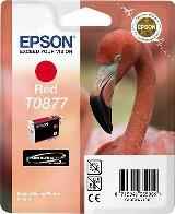 ORIGINAL Epson T0877  - Druckerpatrone rot