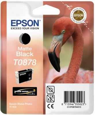 ORIGINAL Epson T0878  - Druckerpatrone schwarz matt