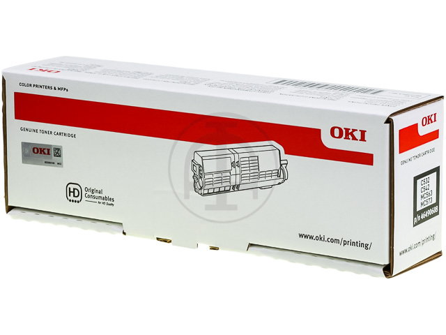 ORIGINAL OKI 46490608 / C532 - Toner schwarz (High Capacity)