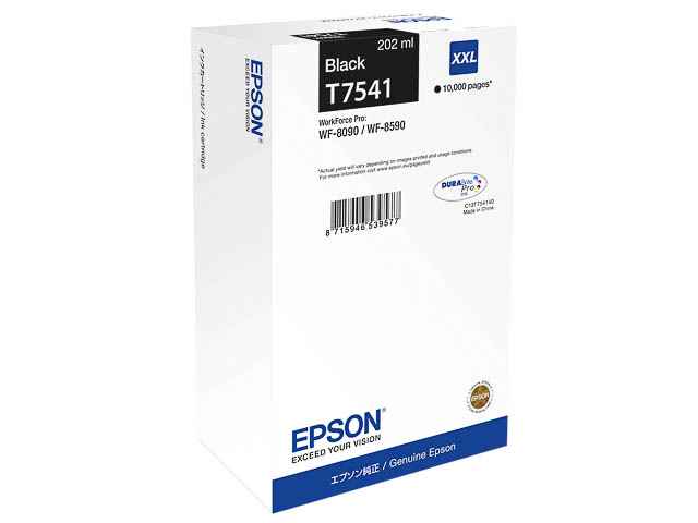 ORIGINAL Epson T7541 / C13T754140 - Druckerpatrone schwarz (Extra High Capacity)