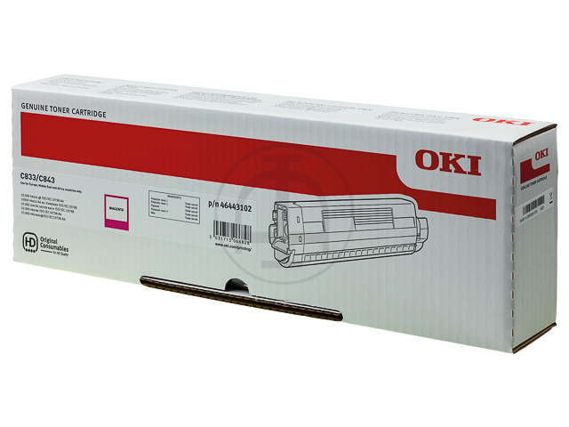 ORIGINAL OKI 46443102 / C823 - Toner magenta (High Capacity)