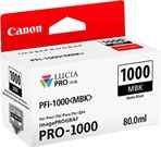 ORIGINAL Canon PFI-1000MBK / 0545C001 - Druckerpatrone schwarz matt