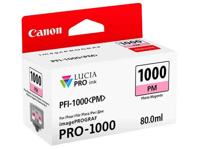 ORIGINAL Canon PFI-1000PM / 0551C001 - Druckerpatrone photo magenta