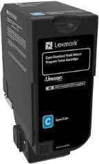 ORIGINAL Lexmark 74C2SC0 - Toner cyan (High Capacity)