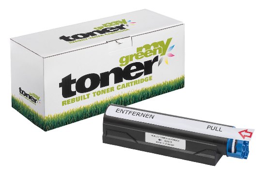 MYGREEN Alternativ-Toner - kompatibel zu OKI 45807111 - schwarz (Extra High Capacity)