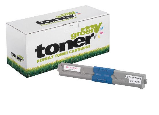 MYGREEN Alternativ-Toner - kompatibel zu OKI 44973510 - magenta