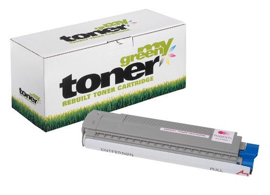 MYGREEN Alternativ-Toner - kompatibel zu OKI 44059126 - magenta