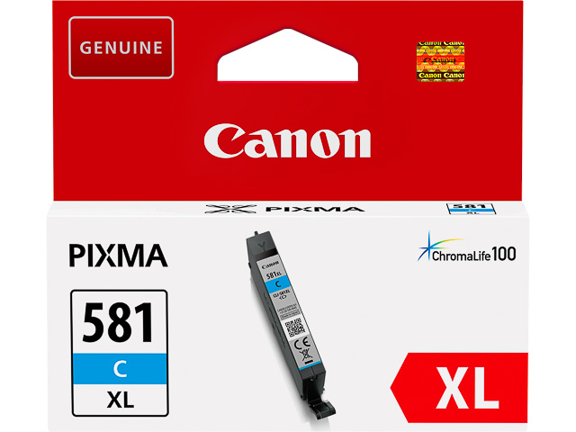 ORIGINAL Canon CLI-581XL C / 2049C001 - Druckerpatrone cyan (High Capacity)