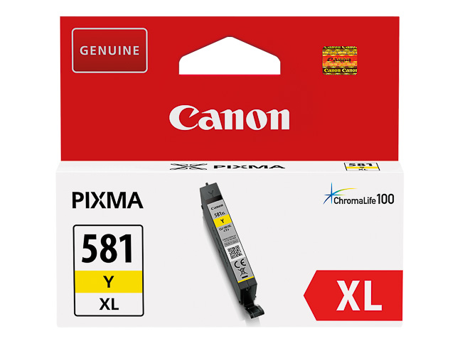 ORIGINAL Canon CLI-581XL Y / 2051C001 - Druckerpatrone gelb (High Capacity)