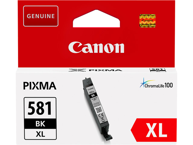 ORIGINAL Canon CLI-581XL BK / 2052C001 - Druckerpatrone schwarz hell (High Capacity)