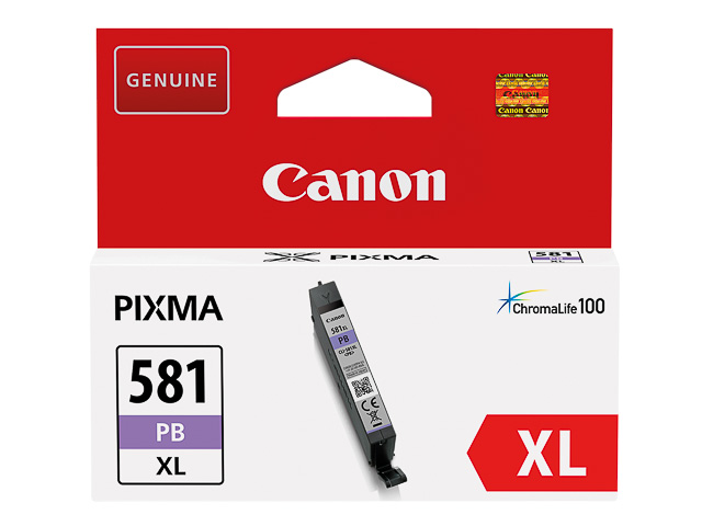 ORIGINAL Canon CLI-581XL PB / 2053C001 - Druckerpatrone blau (High Capacity)
