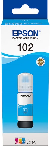 ORIGINAL Epson 102 / T03R240 - Tinte cyan
