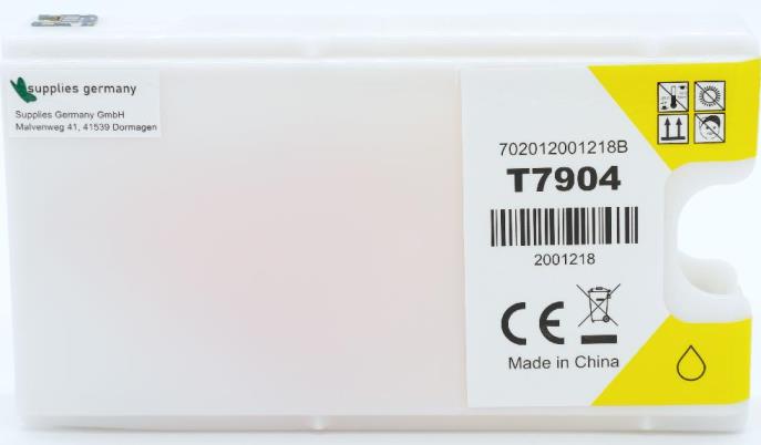 Druckerpatrone - alternativ zu Epson 79XL / T7904 - gelb