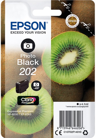 ORIGINAL Epson 202 / T02F14010 - Druckerpatrone schwarz hell