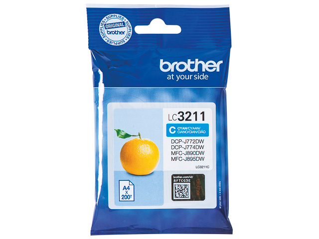 ORIGINAL Brother LC-3211C - Druckerpatrone cyan