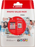 ORIGINAL Canon CLI-581 / 2106C005 - 4er Multipack + Fotopapier 10x15cm