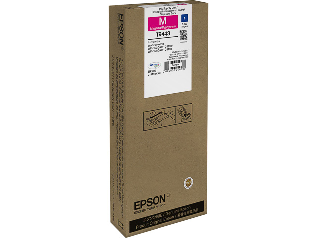 ORIGINAL Epson T9443 / C13T944340 - Druckerpatrone magenta