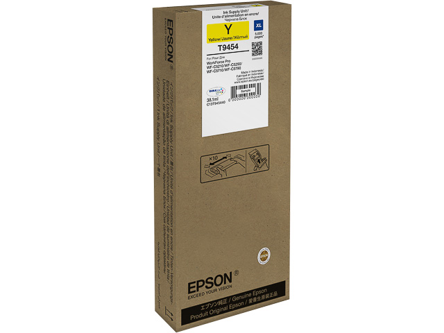 ORIGINAL Epson T9454 / C13T945440 - Druckerpatrone gelb (High Capacity)