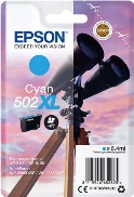 ORIGINAL Epson 502XL / T02W24010 - Druckerpatrone cyan (High Capacity)