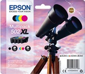 ORIGINAL Epson 502XL / T02W64010 - 4er Pack (High Capacity)
