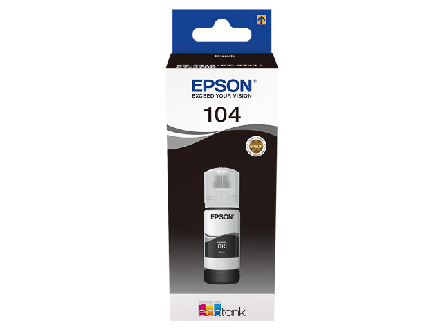 ORIGINAL Epson 104 / T00P140 - Tinte schwarz