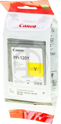ORIGINAL Canon PFI-120 Y / 2888C001 - Druckerpatrone gelb