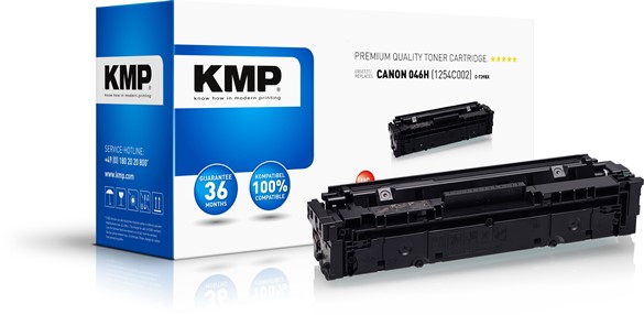 KMP Alternativ-Toner - kompatibel zu Canon 046H / 1254C002 - (C-T39BX) - schwarz (High Capacity)