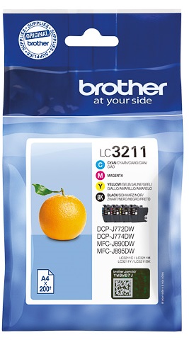 ORIGINAL Brother LC-3211 VALDR - 4er Pack